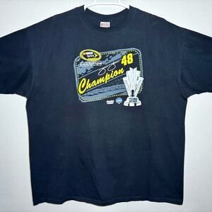 Chase Authentics Jimmie Johnson Sprint Cup Series NASCAR T-Shirt 3XL Black